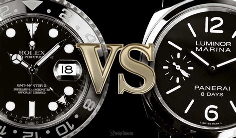 rolex submariner vs panerai luminor|rolex vs panerai value.